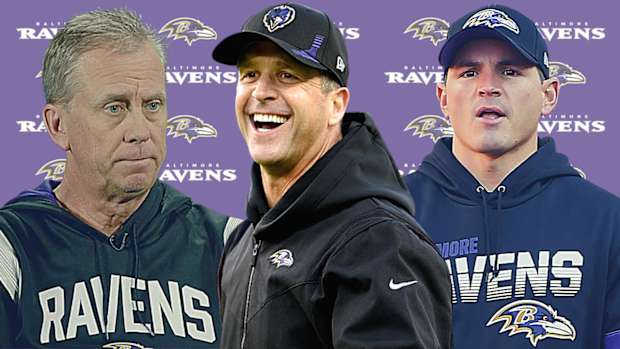 john harbaugh todd monken mike macdonald